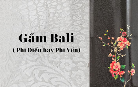 Vải gấm Bali - In Vải Phượng Hoàng - Công Ty TNHH In ấn Phượng Hoàng
